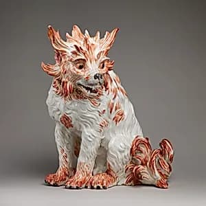 Bolognese dog by Johann Gottlieb Kirchner|Meissen Manufactory