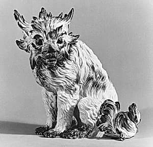 Bolognese dog by Meissen Manufactory|Johann Joachim Kändler