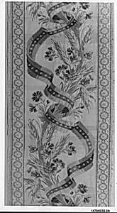 Border of woven silk by Philippe de Lasalle