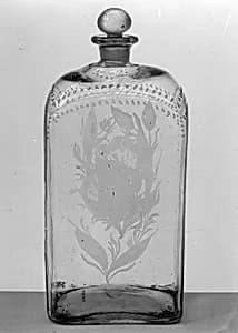 Bottle with stopper by Unknown Artist
