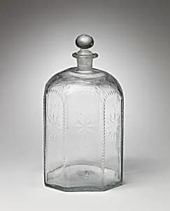 Bottle with stopper by Unknown Artist