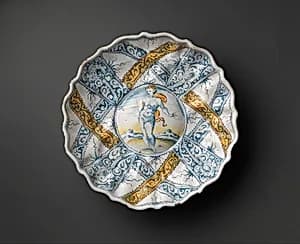 Bowl in "Faenza white" maiolica by Leonardo Bettisi, known as Don Pino
