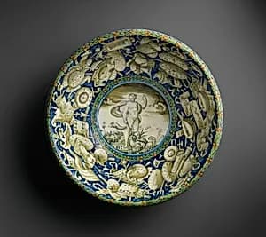 Bowl with Allegory of Peace by Unknown Artist