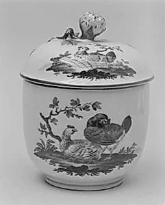 Bowl with cover by Royal Porcelain Manufactory, Berlin