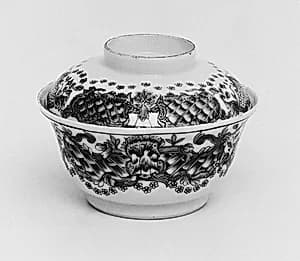 Bowl with cover by Unknown Artist