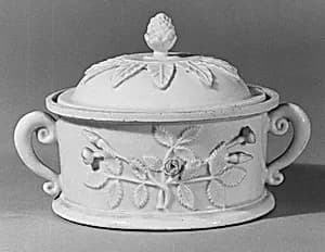 Bowl with cover by Meissen Manufactory|Böttger Period