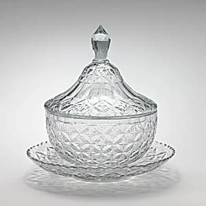 Bowl with cover and stand by Unknown Artist