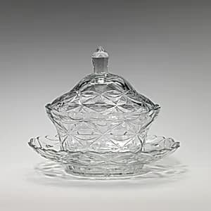 Bowl with cover and tray by Unknown Artist