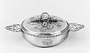 Bowl with cover (Écuelle) by L.G.