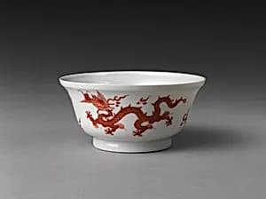 Bowl with dragon by Unknown Artist