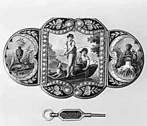 Box with watch and automaton by Unknown Artist