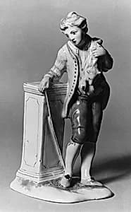 Boy (one of a pair) by Niderviller|Baron Jean-Louis de Beyerlé