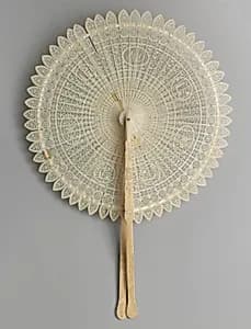 Brisé Cockade Fan by Unknown Artist
