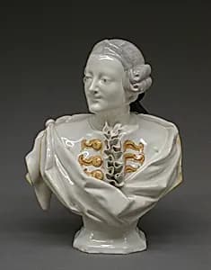 Bust of a Spanish nobleman by Alcora Manufactory