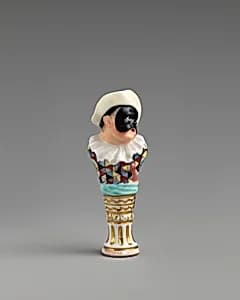 Bust of Harlequin by Derby Porcelain Manufactory