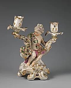 Candelabrum (one of a pair) by Chelsea Porcelain Manufactory