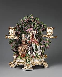 Candelabrum (one of a pair) by Chelsea Porcelain Manufactory