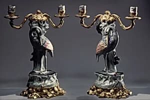 Candelabrum (one of a pair) by Unknown Artist