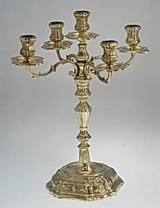 Candelabrum (one of a pair) by Daniel Friedrich Metius