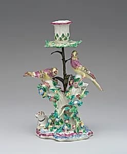 Candlestick by Bow Porcelain Factory