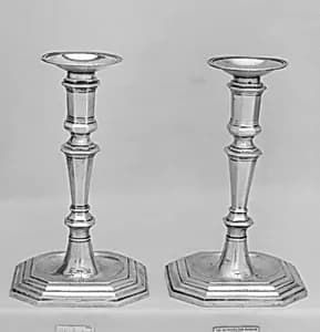 Candlestick (one of a pair) by Ludovico Barchi