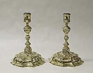 Candlestick (one of a pair) by Johann Peter Pepfenhauser