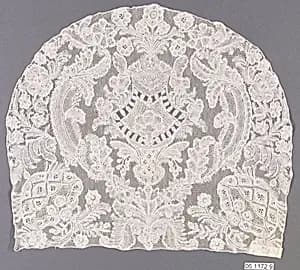 Cap crown (fond de bonnet) by Unknown Artist