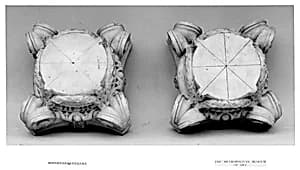 Capital (one of a pair) by Unknown Artist