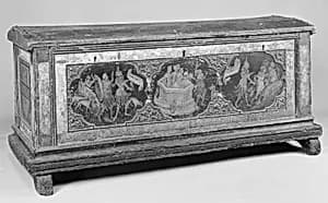 Cassone (one of a pair) by Italian (Florentine?) Painter