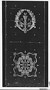 Chair back and seat cover by Unknown Artist