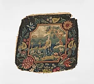 Chair seat cover by Unknown Artist