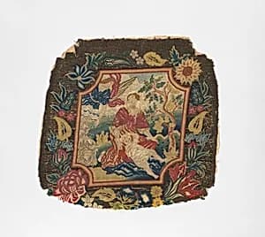 Chair seat cover by Unknown Artist