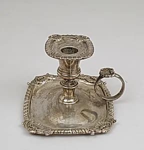 Chamber candlestick or taperstick by Rebecca Emes|Edward A. Barnard