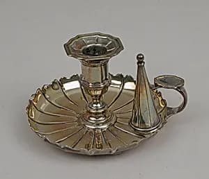 Chamber candlestick or taperstick by John Figg