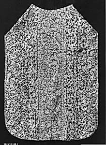 Chasuble of needle lace by Unknown Artist