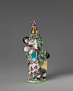 Children gathering fruit by Chelsea Porcelain Manufactory