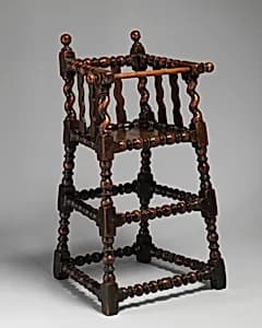 Child's high chair by Unknown Artist