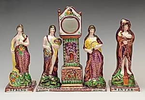 Chimneypiece consisting of three pieces by Dixon Austin and Co.