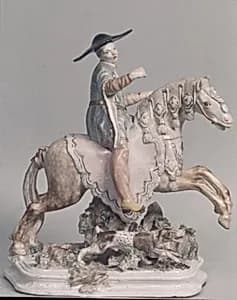Chinese horseman by Nymphenburg Porcelain Manufactory|Franz Anton Bustelli|Peter Anton Seefried