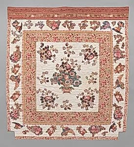 Chintz Appliqué Quilt by Unknown Artist
