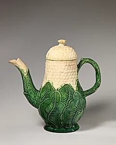 Chocolate pot with cover by Unknown Artist