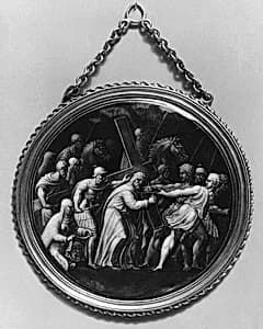 Christ Bearing the Cross by Jean II Pénicaud|Valerio Belli (Il Vicentino)