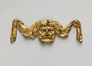 Clock ornament by Unknown Artist