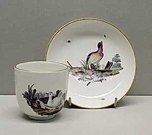 Coffee cup and saucer by Höchst Manufactory