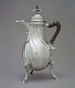 Coffeepot by Master with the Mark of a Crowned D