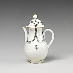 Coffeepot (part of a service) by Caughley Factory