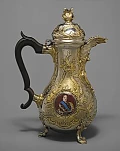 Coffeepot (part of a set) by Johan Henrik Blom|Pietro Rotari