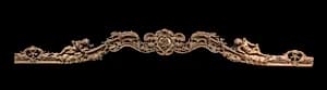Crest rail of a settee by François Roumier