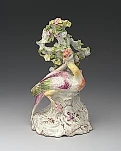 Crested pheasant by Derby Porcelain Manufactory
