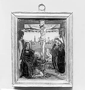 Crucifixion with three Marys by Unknown Artist